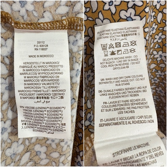 Boden Fixed Wrap Jersey Dress in Brioche Blooming Bud Floral Print, Size US 12L - Picture 11 of 11